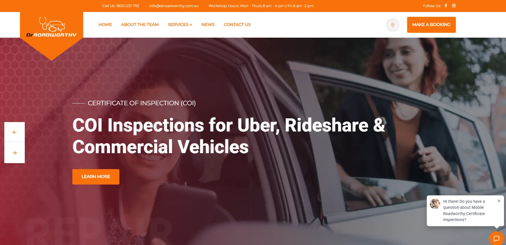 dr roadworthy park ridge team